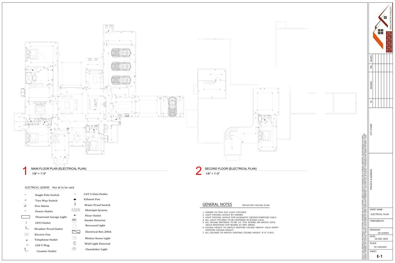 Residential project drawing