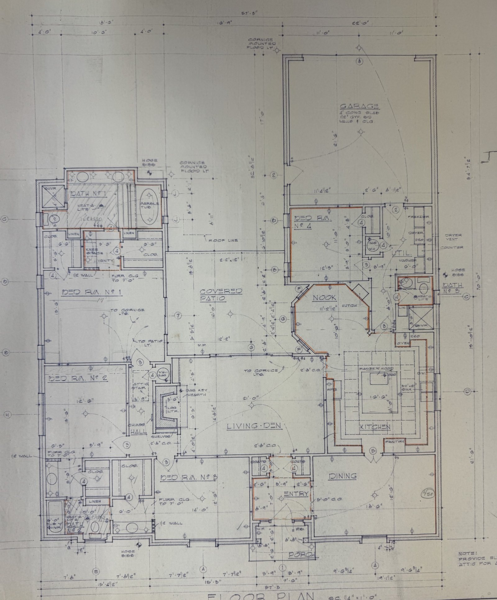 Existing residential drawing